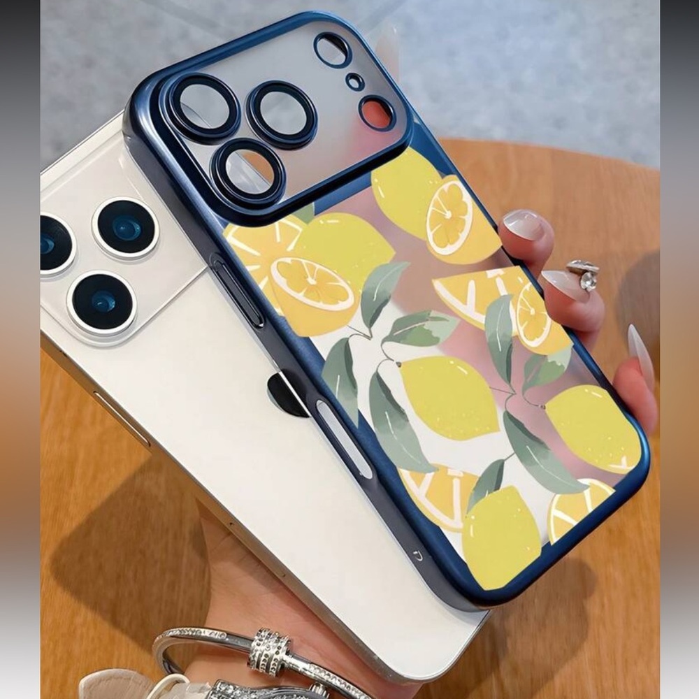 Yellow Lemon Pattern Phone Case
